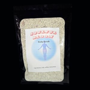 Soulful Bloom Body Scrub Over 1/2lb! Moisturize, Exfoliate, Promote Skin Health